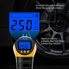 Carica l&#39;immagine nel visualizzatore di Gallery, KYG Compressore Auto Portatile Automatico Aria Mini Pompa... - Ilgrandebazar