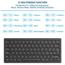 Carica l'immagine nel visualizzatore di Gallery, TedGem Tastiera e Mouse Wireless, 2.4G e con Ricevitore USB,...