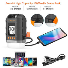 Carica l'immagine nel visualizzatore di Gallery, lanktoo Sinvitron Lanterna da Campeggio Ricaricabile a LED 15000mAh con Schermo LCD, 4...
