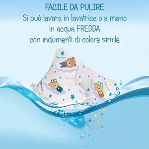 RS-Italy NUOVO Cuscino Neonato Plagiocefalia Traspirante Antisoffoco e Bianco - Ilgrandebazar