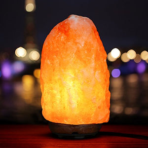 Lampada di sale dell'Himalaya 2-3 kg in cristallo ad aria purificata... - Ilgrandebazar
