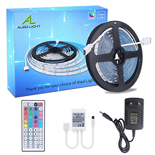 ALED LIGHT Striscia LED 5M RGB 5050 SMD 150 Led Strisce Luci Light... - Ilgrandebazar