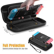 Carica l'immagine nel visualizzatore di Gallery, HEYSTOP Custodia Switch, Switch Cover Trasparente con HD Black