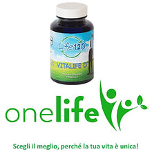 Carica l'immagine nel visualizzatore di Gallery, Vitalife D di Life 120 | Vitamina D Integratore Alimentare Giornaliero 100...