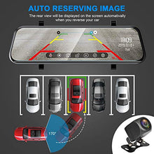 Carica l&#39;immagine nel visualizzatore di Gallery, HALUM Telecamera per Auto da 10 pollici Touchscreen Full HD 1080P, 10