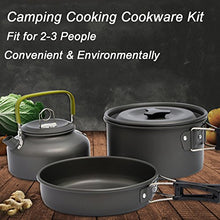 Carica l'immagine nel visualizzatore di Gallery, AUTOPkio Set di stoviglie da Campeggio, Portatile Leggero Outdoor Cookset...