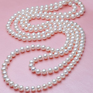 Merdia Elegante collana da donna con perle artificiali, ideale indossare... - Ilgrandebazar