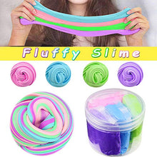 Carica l&#39;immagine nel visualizzatore di Gallery, SWZY Fluffy Slime Kit, 4 in 1 Misto Soffice Floam Limo Giocattolo di Argilla... - Ilgrandebazar