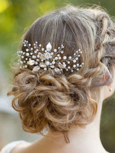 Carica l&#39;immagine nel visualizzatore di Gallery, Yean,pettini per capelli da matrimonio con perle e strass, sposa,... - Ilgrandebazar