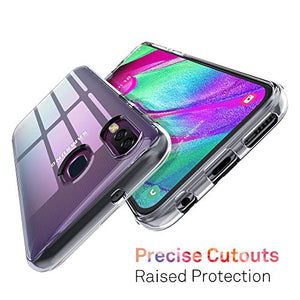 ORNARTO Crystal Clear Cover Galaxy A40, Estremamente Sottile Morbida e...