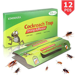 Kimimara Cockroach Trappole, 12 Pcs Trappole per scarafaggi con Bait... - Ilgrandebazar