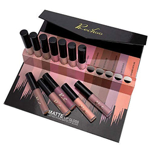 Rechoo 12Pcs Rossetto Matte Liquido Tinta Labbra a Lunga Tenuta,Rossetti...