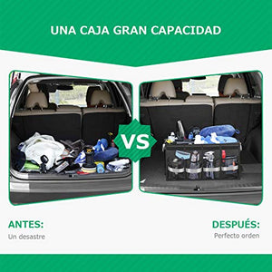 Oasser Organizer Bagagliaio Auto Organizzatore Baule SUV Camino Pieghevole... - Ilgrandebazar