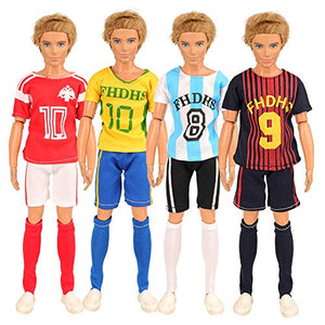 Miunana 5 Abiti Vestiti alla Moda per Ken Doll Bambola (Slezionati A Caso) - Ilgrandebazar