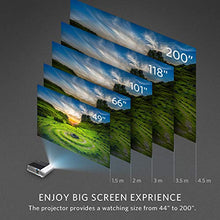 Carica l&#39;immagine nel visualizzatore di Gallery, Proiettore, Vamvo Videoproiettore Portatile 1280*720p, Display da 200&quot; Full... - Ilgrandebazar