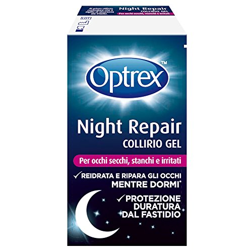 Optrex Collirio Gel Night Repair per Occhi Secchi, Stanchi e Irritati - Ilgrandebazar