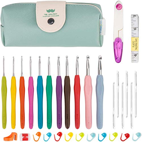 Luxebell Aghi di Crochet Ferri da Maglia Uncinetto Set Di - Ilgrandebazar