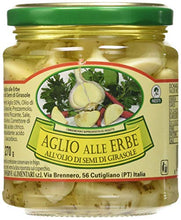 Carica l&#39;immagine nel visualizzatore di Gallery, Nesti Conserve Alimentari Aglio Alle Erbe all&#39; Olio di Girasole - Pacco da 6...