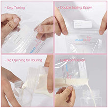 Carica l&#39;immagine nel visualizzatore di Gallery, Sacche Contenitori per Latte Materno, pre-sterilizzate 100pcs