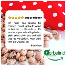 Carica l&#39;immagine nel visualizzatore di Gallery, Cuscino termico con noccioli di ciliegia, 24 x 25 cm, certificato per uso... - Ilgrandebazar