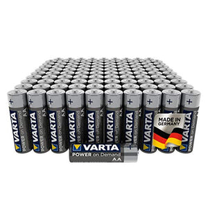 Batterie VARTA Power on Demand AA Mignon (pacco scorta da 100 in confezione...