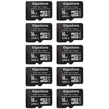 Carica l&#39;immagine nel visualizzatore di Gallery, Gigastone Scheda di memoria Micro SD Video Full HD da 16 GB, confezione 10