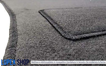 Carica l&#39;immagine nel visualizzatore di Gallery, Tappetini auto in moquette con strappo compatibili per Smart 2a Serie W451...