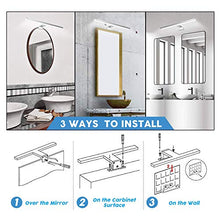 Carica l'immagine nel visualizzatore di Gallery, Lampada da specchio a LED 10W 40cm 820LM bagno Azhien, Bianco...