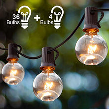 Carica l&#39;immagine nel visualizzatore di Gallery, Catena Luminosa Esterno, 12.8M 36 G40 Lampadine Luci da Esterno 36