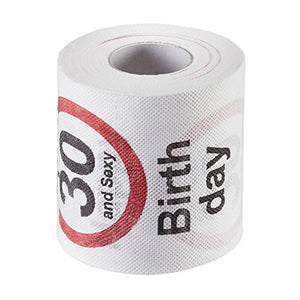 Divertente Rotolo di Carta Igienica per Compleanno 30 Anni | Scritta... - Ilgrandebazar