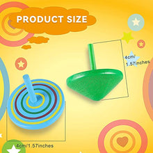 Carica l'immagine nel visualizzatore di Gallery, Annhao 30 Pezzi Mini Trottole, in Legno creativi Gadget compleanno, per bambini di 3-7 anni (Colore Casuale)