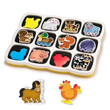 Carica l&#39;immagine nel visualizzatore di Gallery, Quercetti- Smart Puzzle Gioco Magnetico con Animali, Multicolore, Multicolore - Ilgrandebazar