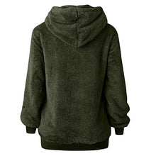 Carica l&#39;immagine nel visualizzatore di Gallery, Rcool Felpe Tumblr Ragazza, Felpa con Cappuccio Donna Caldo, 5XL, Army Green - Ilgrandebazar