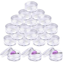 Carica l&#39;immagine nel visualizzatore di Gallery, 50 Pezzi Contenitori Cosmetici, Contenitore Cosmetico Barattoli Plastica...