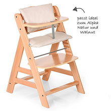 Carica l&#39;immagine nel visualizzatore di Gallery, Hauck, set di 2 cuscini imbottiti qualità per seggiolone Alpha, con Beige