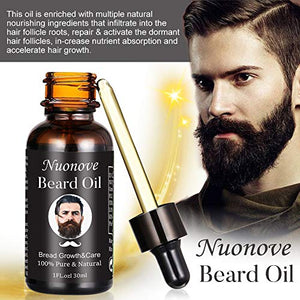 Olio da barba, Beard Growth oil, olio essenziale di oli barba per uomo,... - Ilgrandebazar