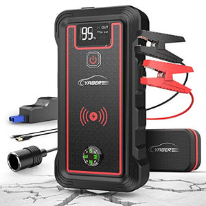 YABER Avviatore di Emergenza, 2500A 23800mAh Impermeabile Avviatore...