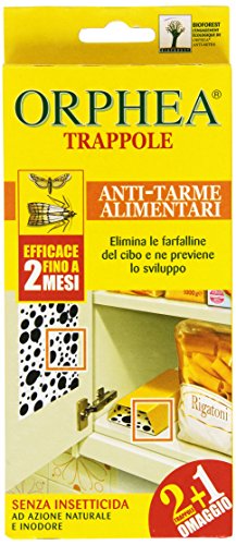 ORPHEA Anti-Tarme Alimentari - 3 pezzi