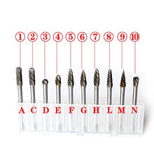 Carica l&#39;immagine nel visualizzatore di Gallery, KKmoon Elettrica Molatura Accessori,10 Pezzi 0.12*0.24 Pollice in Tungsteno... - Ilgrandebazar