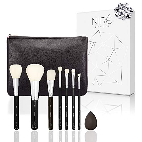 Niré Beauty Set Pennelli Make up: 7 Trucco Molto Argento - Ilgrandebazar