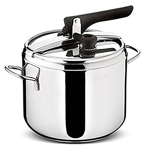 Lagostina IRRADIAL Control Pentola A Pressione, Acciaio Inossidabile, 7 L - Ilgrandebazar