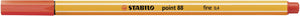 Fineliner - STABILO point 88 - Rollerset con Confezione da 30 pz, Multicolore - Ilgrandebazar