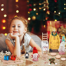 Carica l'immagine nel visualizzatore di Gallery, AMZJMT Porta Elfo Natale,Porta Elfo Natale Kit, Casetta Elfo Decorato dagli Elfi di Natale, Porta degli Elfi, Cassetta delle Lettere in Miniatura, staccionata, Ghirlanda di Natale e Altro Ancora