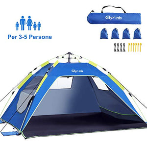 Tenda Da Campeggio Automatica Istantanea Per 2-3 Persone, Pop Up - Foto 4