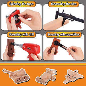NextX Set di Attrezzi da Lavoro Giocattolo - Kit Strumenti Costruzione...