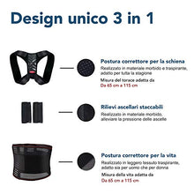 Carica l&#39;immagine nel visualizzatore di Gallery, Olymstars Correttore Posturale, Postura Schiena Uomo...
