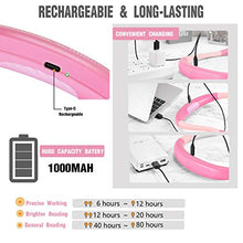 Carica l'immagine nel visualizzatore di Gallery, Glocusent Lampada LED da Lettura, Luce per Lettura a Letto, 3 Colori, 6 Pink