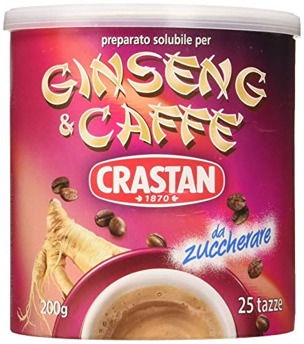 Crastan Preparato per Bevanda solubile Ginseng & Caffè da zuccherare - 6...