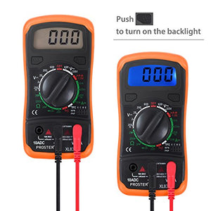 Proster Multimetro Digitale/Mini Tester senza temperatura - Ilgrandebazar