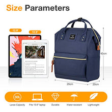 Carica l&#39;immagine nel visualizzatore di Gallery, Hethrone Zaino Donna Impermeabile Porta Pc 15.6 Pollici 1- Marina